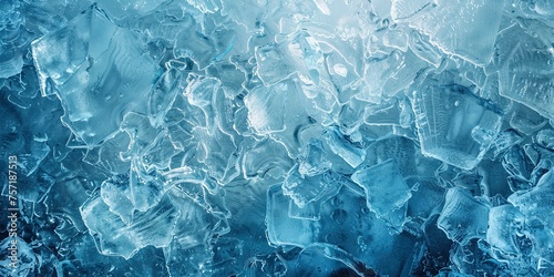 Ice, different shapes of ice, ice cubes, cold, frozen, background, wallpaper.