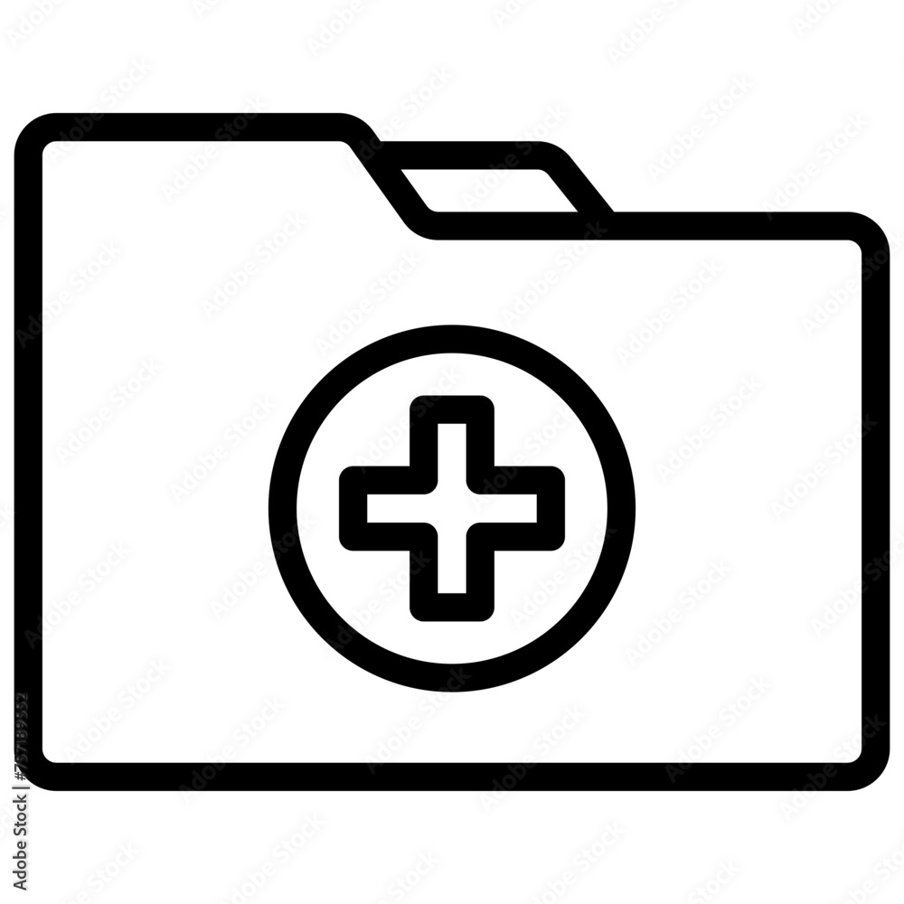 Fototapeta premium ADD,new,folder,document,office material.svg