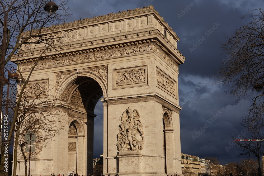 Obraz premium Arc de Triomphe de l'étoile à Paris