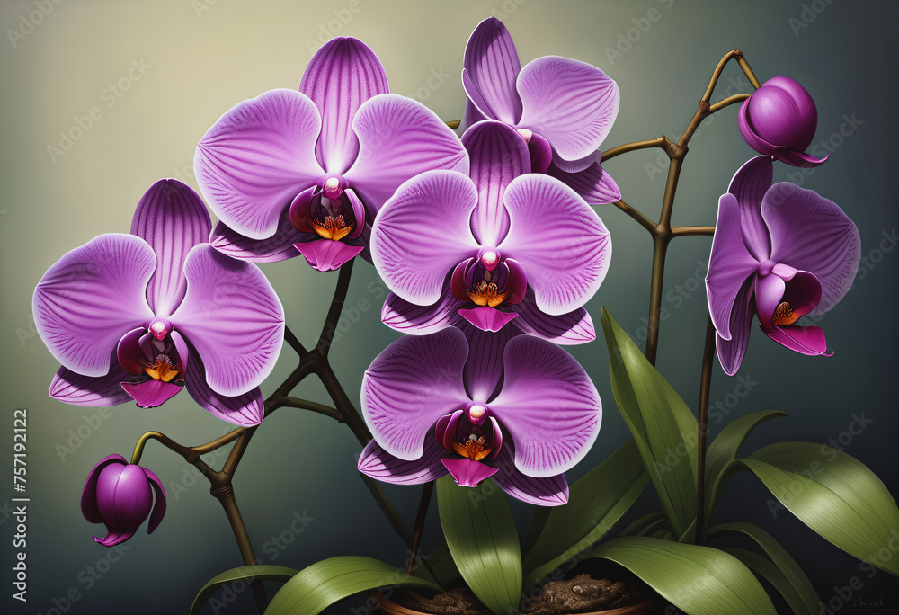 Fototapeta premium Purple orchid