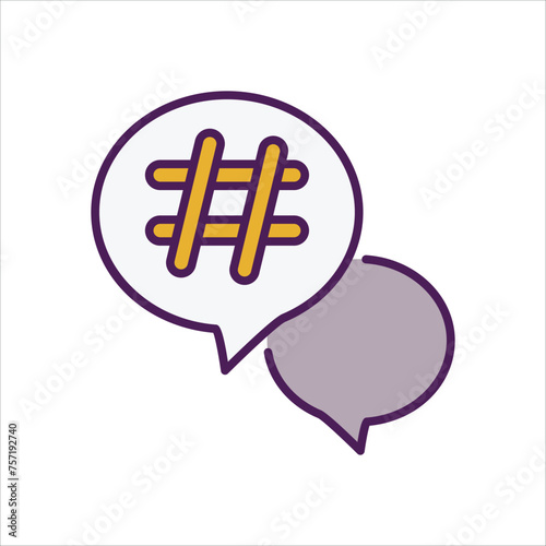 Hashtag icon