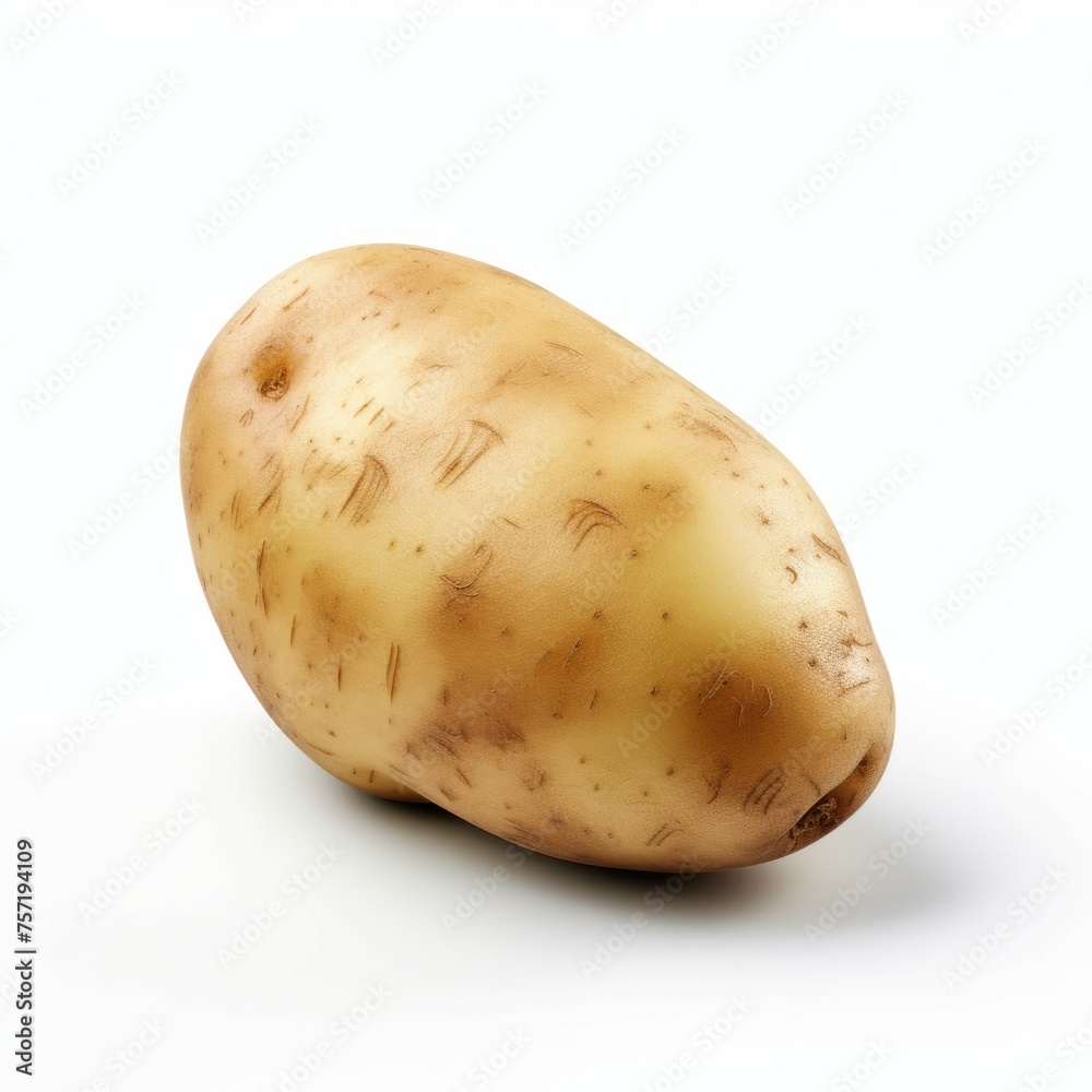 Potato isolated on white background Potato isolated on white background