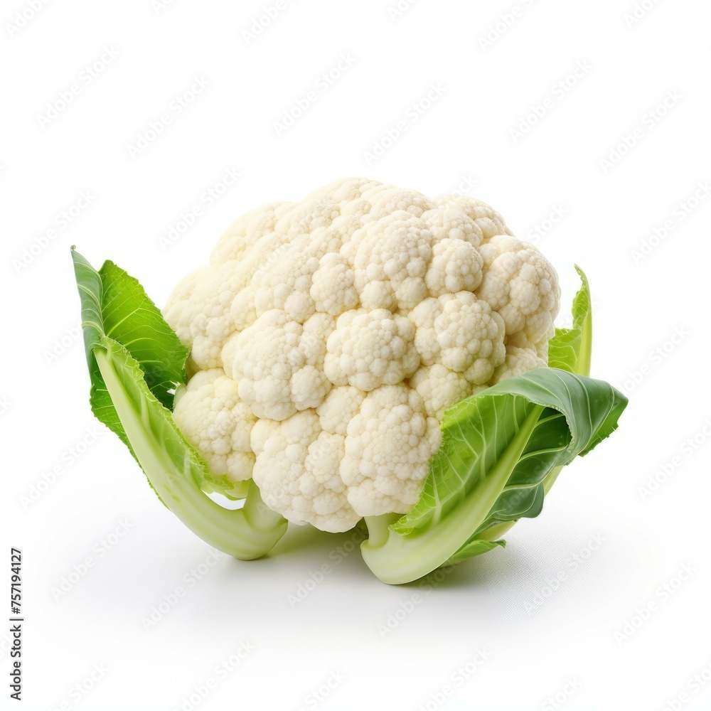 Cauliflower isolated on white background Cauliflower isolated on white background