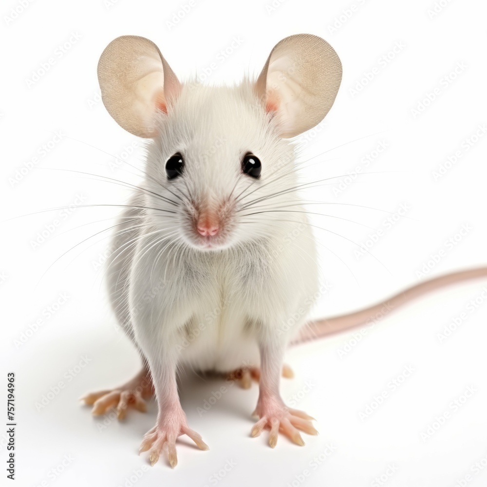 Mouse isolated on white background