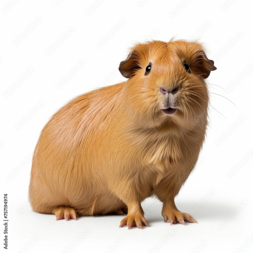 Guinea pig isolated on white background Guinea pig isolated on white background
