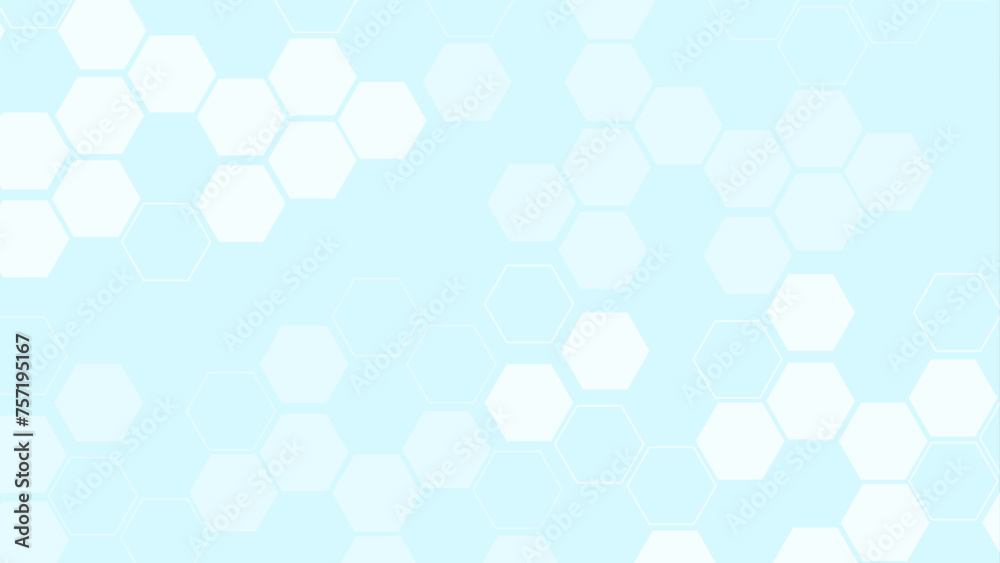 abstract background with hexagons