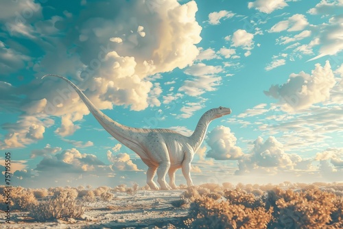 Dinosaur of heaven minimalist photo