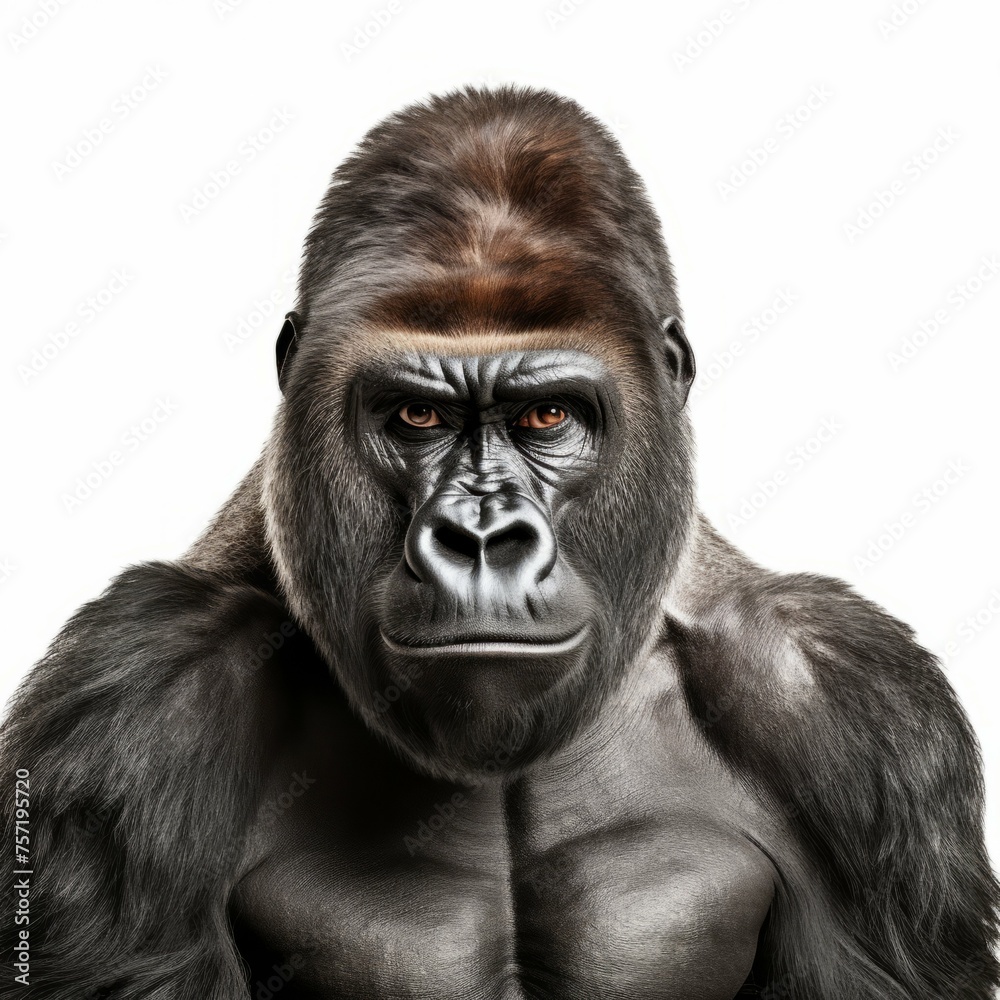 Gorilla isolated on white background Gorilla isolated on white background