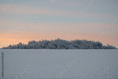 sunrise over the river