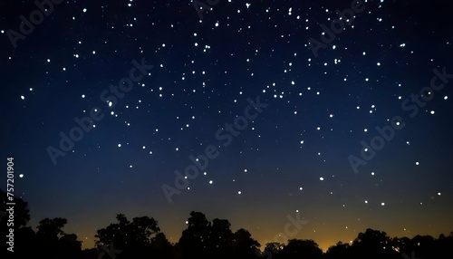 Fireflies Twinkling In The Night Sky