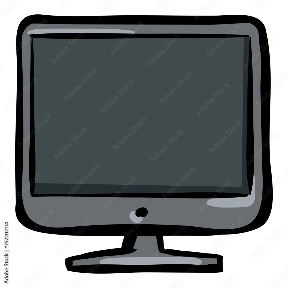 Display Hand Drawn Doodle Icon Display Hand Drawn Doodle Icon