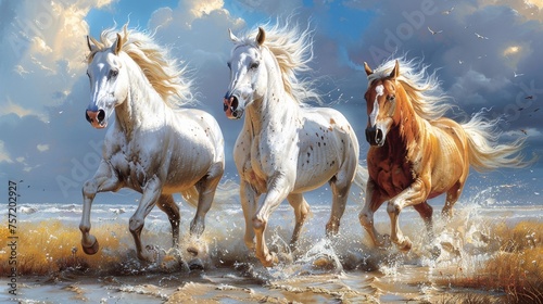 horse colour art