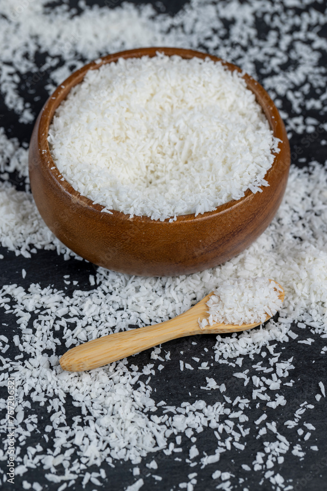 dry white coconut chips for adding to desserts dry white coconut chips for adding to desserts