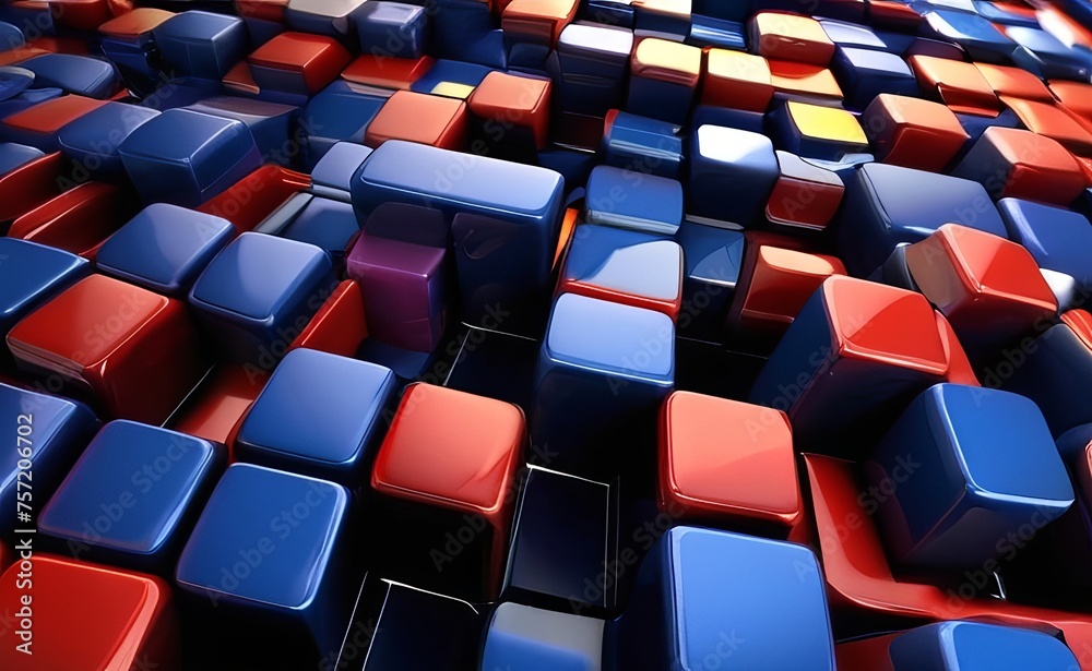 Obraz premium abstract 3d wave background