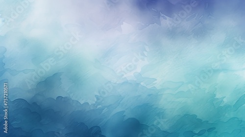 Abstract ombre watercolor background with Navy blue, Teal blue, Dusty purple