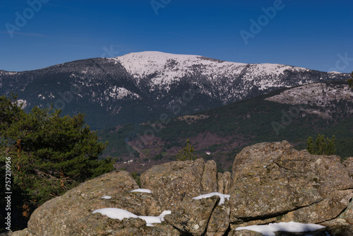 landscape, view, mountains, sunrise, nature, trees, plants, spai photo