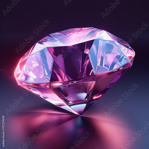3D rendering of various diamonds
