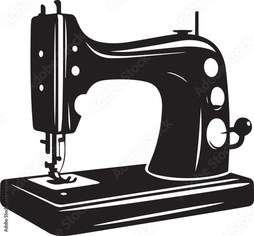 Sewing Machine Silhouettes EPS Sewing Machine Vector Sewing Machine Clipart	
