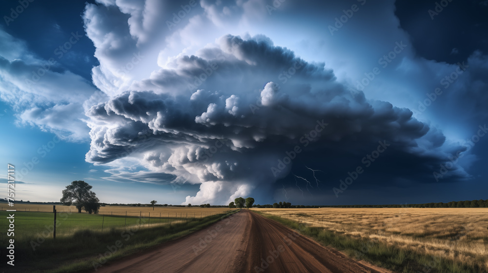 storm clouds over a field storm clouds over a field