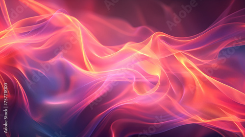 Abstract fluid art with vibrant neon colors, high detail, and smooth gradients.