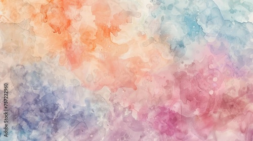 Watercolor shabby chic scrapbooking paper pastel colors 