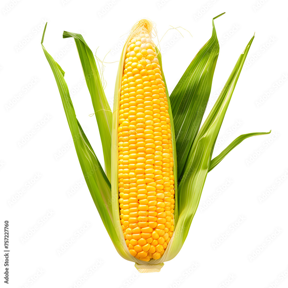 fresh corn top view isolated on transparent background fresh corn top view isolated on transparent background