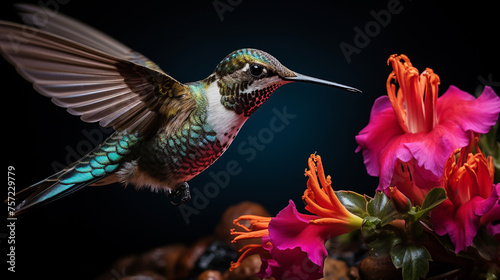 Hummingbirds rapid wings and snails slow progress