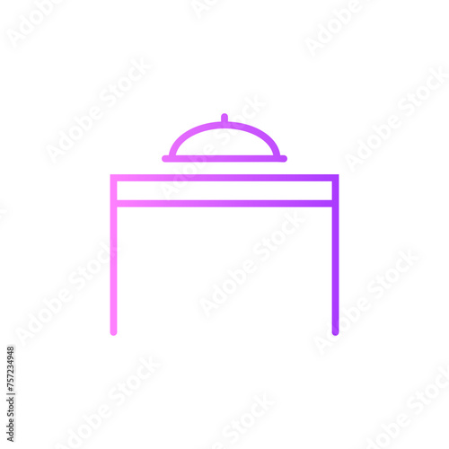 room service gradient icon