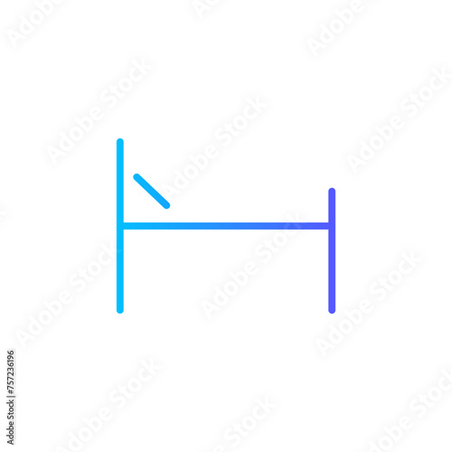 bed gradient icon