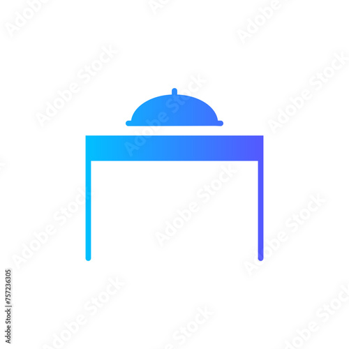 room service gradient icon