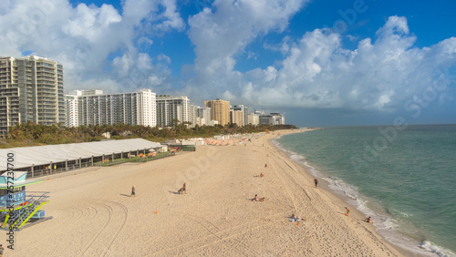 view of part of south beach, miami on a beautiful sunny day © Gilles Rivest