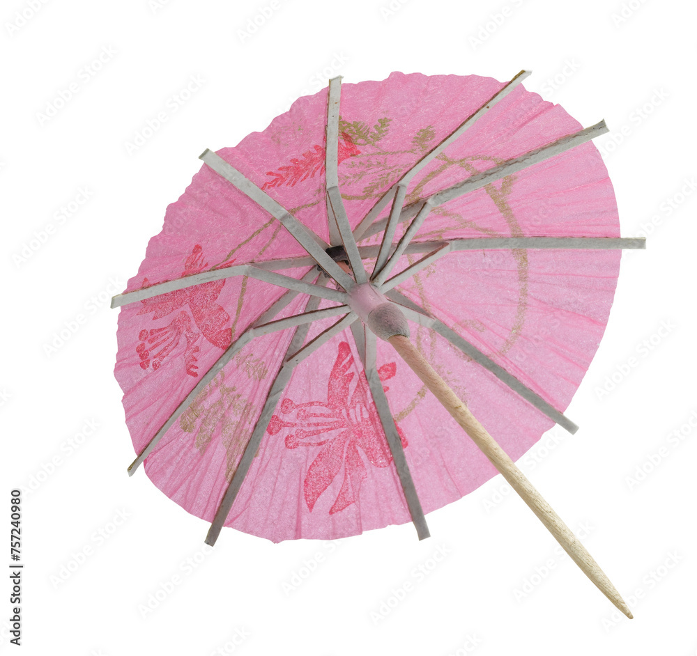 rose cocktail umbrella