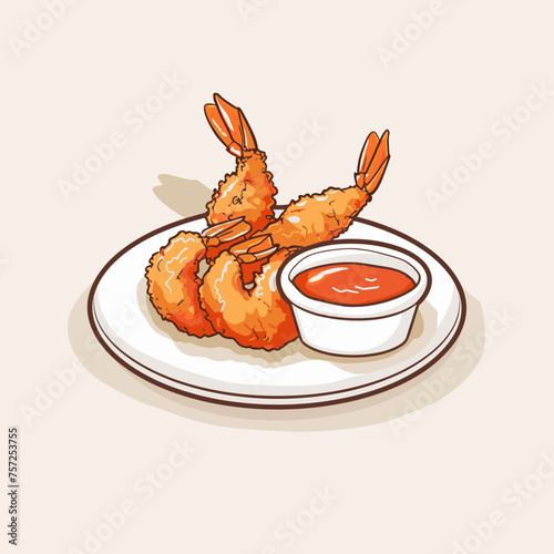Golden Tempura Shrimp Platter