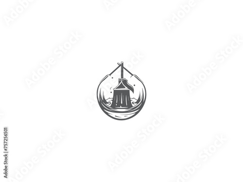 Cleaning logo design vector, vector and illustration,