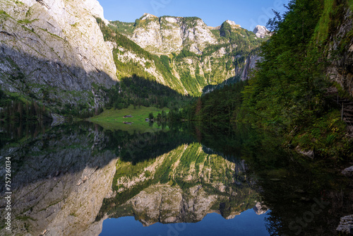View of Lake Obersee in Berchtesgaden