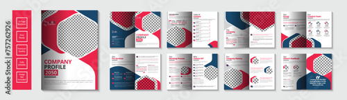 Modern and Minimal 16 pages Company brochure template design