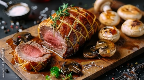 Crafting a Memorable Pork Tenderloin Wellington Infused with the Essence of Mushrooms
