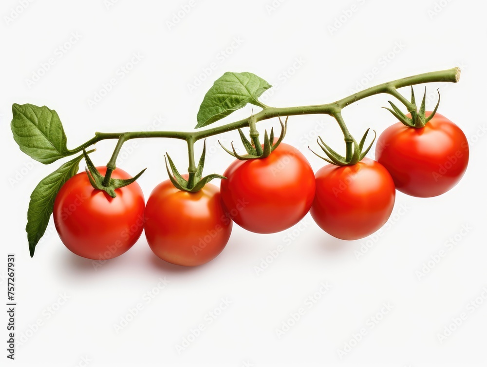 tomatoes on a vine