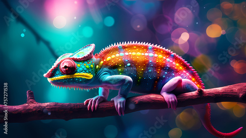 Colorful chameleon