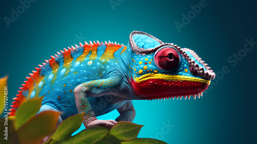 Colorful chameleon
