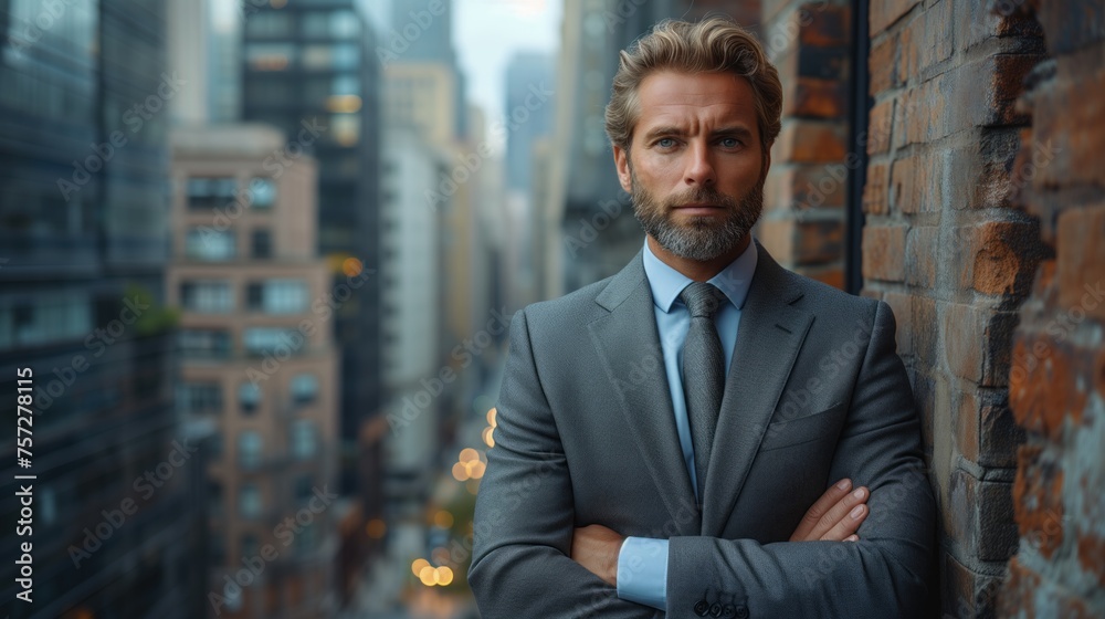 portrait of a confident reliable business man partner portrait of a confident reliable business man partner