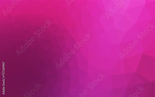 Light Pink vector abstract polygonal cover.