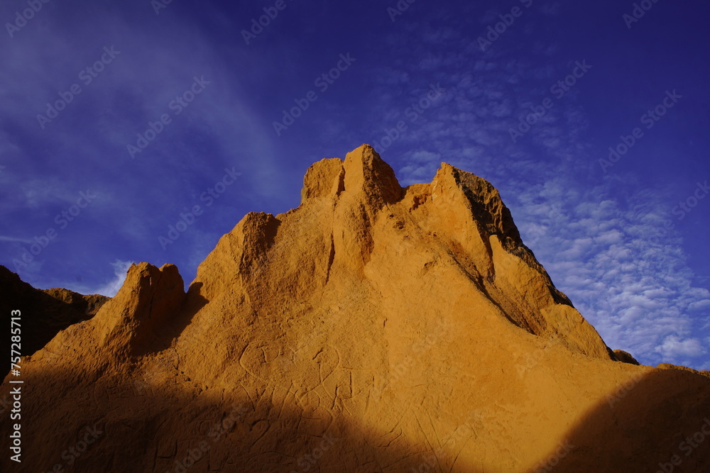 Obraz premium Natural Monument of Beberibe, Labyrinth of the Cliffs of Morro Branco. Ceará, Brazil.