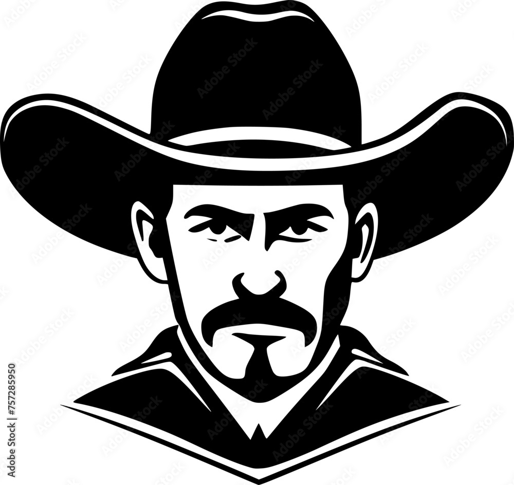 Western | Minimalist and Simple Silhouette - Vector illustration Western | Minimalist and Simple Silhouette - Vector illustration