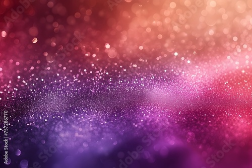 Red and purple color background with gradient and grain sparkling effect 