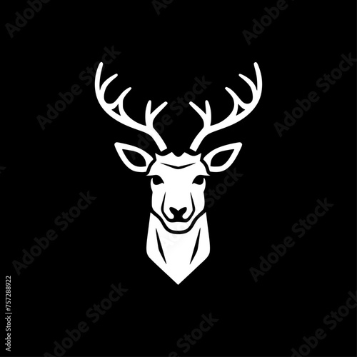 Deer - High Quality Vector Logo - Vector illustration ideal for T-shirt graphic