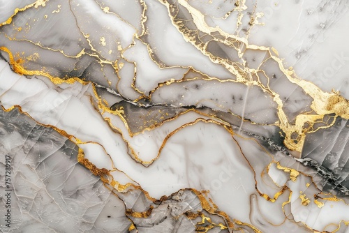 A minimalist marble texture with gold veining for an elegant look