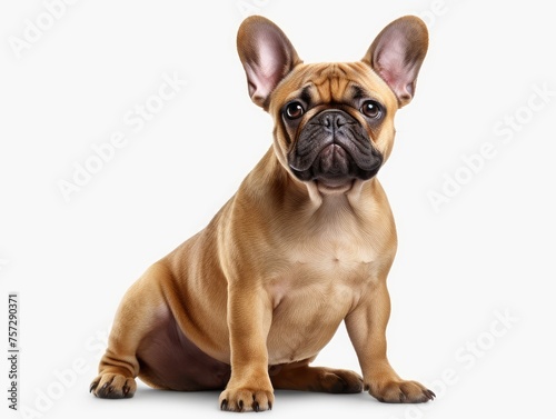 french bulldog isolated on white