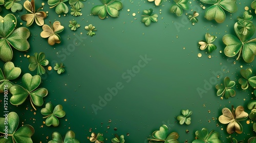 Saint Patrick's day abstract background