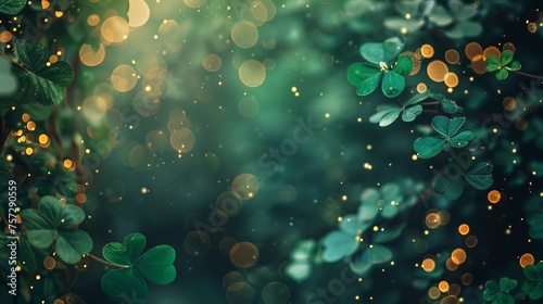 Saint Patrick's day abstract background photo